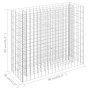 Gabionenbett aus verzinktem Stahl, 90 x 30 x 90 cm von vidaXL, Töpfe und Pflanzgefäße - Ref: Foro24-145631, Preis: 62,79 €, R...