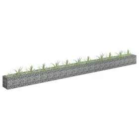 Gabionenbett aus verzinktem Stahl, 450 x 30 x 30 cm von vidaXL, Töpfe und Pflanzgefäße - Ref: Foro24-145645, Preis: 85,49 €, ...