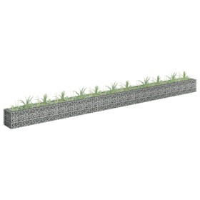 Galvanized steel gabion bed 450x30x30 cm by vidaXL, Pots and planters - Ref: Foro24-145645, Price: 90,05 €, Discount: %