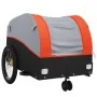 Remolque para bicicleta hierro negro y naranja 30 kg de , Remolques para bicicletas - Ref: Foro24-94138, Precio: 86,76 €, Des...