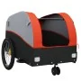 Remolque para bicicleta hierro negro y naranja 30 kg de , Remolques para bicicletas - Ref: Foro24-94138, Precio: 86,76 €, Des...