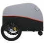 Remolque para bicicleta hierro negro y naranja 30 kg de , Remolques para bicicletas - Ref: Foro24-94138, Precio: 86,76 €, Des...