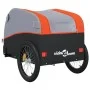 Remolque para bicicleta hierro negro y naranja 30 kg de , Remolques para bicicletas - Ref: Foro24-94138, Precio: 86,76 €, Des...