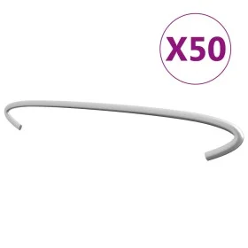 Gabion hooks 50 units galvanized steel 30 cm by vidaXL, Accessories for gates and fences - Ref: Foro24-145621, Price: 18,57 €...