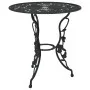 Bistro table and chairs 3 pieces black cast aluminum by , Garden sets - Ref: Foro24-317739, Price: 187,71 €, Discount: %