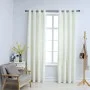 Blackout curtains with rings 2 pcs cream velvet 140x245 cm by vidaXL, Curtains and curtains - Ref: Foro24-134514, Price: 47,4...