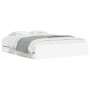 White engineered wood bed frame 150x200 cm by , Beds and slatted bases - Ref: Foro24-3207266, Price: 163,58 €, Discount: %