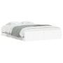 White engineered wood bed frame 150x200 cm by , Beds and slatted bases - Ref: Foro24-3207266, Price: 163,58 €, Discount: %