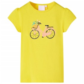 Camiseta infantil amarillo 92 de , Camisetas para niños - Ref: Foro24-11064, Precio: 8,60 €, Descuento: %