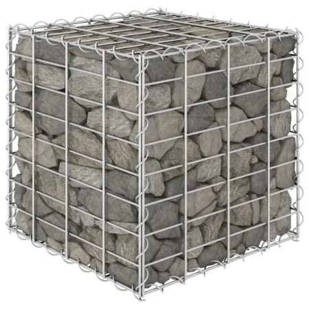 Cubic gabion bed steel wire 40x40x40 cm by vidaXL, Pots and planters - Ref: Foro24-145649, Price: 26,58 €, Discount: %
