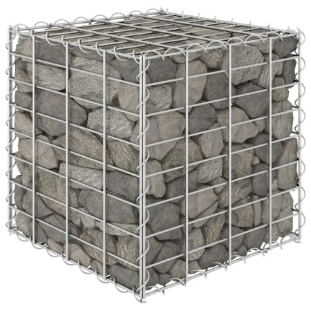 Kubisches Gabionenbett aus Stahldraht 40x40x40 cm von vidaXL, Töpfe und Pflanzgefäße - Ref: Foro24-145649, Preis: 27,16 €, Ra...
