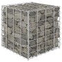 Kubisches Gabionenbett aus Stahldraht 40x40x40 cm von vidaXL, Töpfe und Pflanzgefäße - Ref: Foro24-145649, Preis: 27,16 €, Ra...