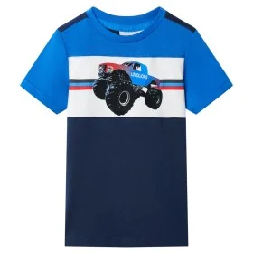 Blaues und marineblaues Kinder-T-Shirt 92 von , Kinder-T-Shirts - Ref: Foro24-12529, Preis: 8,24 €, Rabatt: %