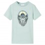 Kinder-T-Shirt mit hellmintgrünen Streifen 92 von , Kinder-T-Shirts - Ref: Foro24-12569, Preis: 8,28 €, Rabatt: %
