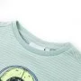 Kinder-T-Shirt mit hellmintgrünen Streifen 92 von , Kinder-T-Shirts - Ref: Foro24-12569, Preis: 8,19 €, Rabatt: %