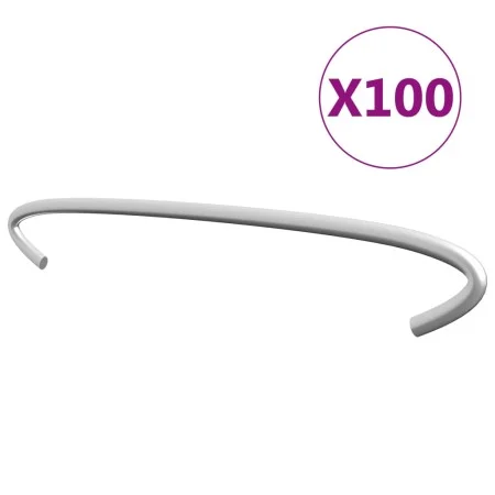 Gabionenhaken 100 Stück verzinkter Stahl 20 cm von vidaXL, Zubehör für Tore und Zäune - Ref: Foro24-145620, Preis: 17,59 €, R...