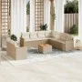 Garden sofa set with beige cushions 10 pieces synthetic rattan by , Garden sets - Ref: Foro24-3258509, Price: 708,78 €, Disco...