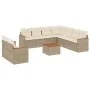 Garden sofa set with beige cushions 10 pieces synthetic rattan by , Garden sets - Ref: Foro24-3258509, Price: 708,78 €, Disco...