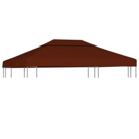 Gazebo awning 2 levels terracotta 310 g/m² 4x3 m by vidaXL, Covers for tents and gazebos - Ref: Foro24-46618, Price: 78,89 €,...