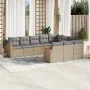 Garden sofa set with beige cushions 10 pieces synthetic rattan by , Garden sets - Ref: Foro24-3258741, Price: 614,46 €, Disco...
