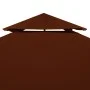 Gazebo awning 2 levels terracotta 310 g/m² 4x3 m by vidaXL, Covers for tents and gazebos - Ref: Foro24-46618, Price: 78,89 €,...