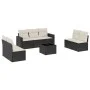 8-piece garden sofa set and black synthetic rattan cushions by , Garden sets - Ref: Foro24-3218826, Price: 441,47 €, Discount: %