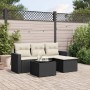 5-teiliges Gartenmöbel-Set und schwarze synthetische Rattankissen von , Gartensets - Ref: Foro24-3218866, Preis: 273,75 €, Ra...