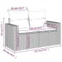 8-piece garden sofa set and black synthetic rattan cushions by , Garden sets - Ref: Foro24-3218845, Price: 535,47 €, Discount: %