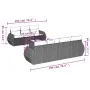 8-piece garden sofa set and gray synthetic rattan cushions by , Garden sets - Ref: Foro24-3221129, Price: 545,90 €, Discount: %