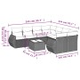 9-piece garden sofa set with beige synthetic rattan cushions by , Garden sets - Ref: Foro24-3221157, Price: 626,45 €, Discoun...