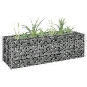 Gabionenbett aus verzinktem Stahl 90x30x30 cm von vidaXL, Töpfe und Pflanzgefäße - Ref: Foro24-145629, Preis: 27,76 €, Rabatt: %