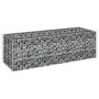Gabionenbett aus verzinktem Stahl 90x30x30 cm von vidaXL, Töpfe und Pflanzgefäße - Ref: Foro24-145629, Preis: 28,29 €, Rabatt: %