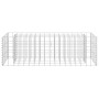 Gabionenbett aus verzinktem Stahl 90x30x30 cm von vidaXL, Töpfe und Pflanzgefäße - Ref: Foro24-145629, Preis: 28,29 €, Rabatt: %