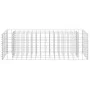 Gabionenbett aus verzinktem Stahl 90x30x30 cm von vidaXL, Töpfe und Pflanzgefäße - Ref: Foro24-145629, Preis: 28,29 €, Rabatt: %
