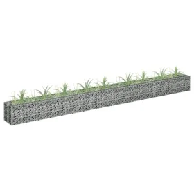 Arriate de gaviones de acero 360x30x30 cm de vidaXL, Maceteros y jardineras - Ref: Foro24-145641, Precio: 60,26 €, Descuento: %