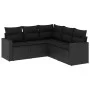 5-teiliges Gartenmöbel-Set und schwarze synthetische Rattankissen von , Gartensets - Ref: Foro24-3218935, Preis: 348,59 €, Ra...