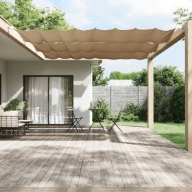 Toldo vertical tela oxford gris taupé 100x420 cm Toldo vertical tela oxford gris taupé 100x420 cm
