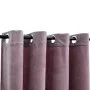 Blackout curtains rings 2 pcs old pink velvet 140x225 cm by vidaXL, Curtains and curtains - Ref: Foro24-134521, Price: 44,10 ...