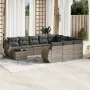 11-piece garden sofa set and gray synthetic rattan cushions by , Modular outdoor sofas - Ref: Foro24-3221929, Price: 672,40 €...