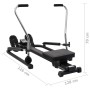 Hydraulic resistance rowing machine 5 levels by vidaXL, rowing machines - Ref: Foro24-92014, Price: 202,30 €, Discount: %
