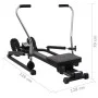 Hydraulic resistance rowing machine 5 levels by vidaXL, rowing machines - Ref: Foro24-92014, Price: 198,86 €, Discount: %