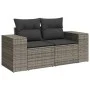 3-piece garden sofa set and gray synthetic rattan cushions by , Modular outdoor sofas - Ref: Foro24-3222259, Price: 222,07 €,...