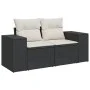 4-piece garden sofa set with black synthetic rattan cushions by , Modular outdoor sofas - Ref: Foro24-3222265, Price: 270,11 ...