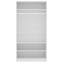 Armario de madera contrachapada blanco 100x50x200 cm de vidaXL, Armarios roperos - Ref: Foro24-800225, Precio: 192,41 €, Desc...
