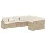 9-piece garden sofa set with beige synthetic rattan cushions by , Modular outdoor sofas - Ref: Foro24-3251775, Price: 637,37 ...