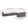 9-piece garden sofa set with beige synthetic rattan cushions by , Modular outdoor sofas - Ref: Foro24-3251775, Price: 637,37 ...