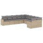 Garden sofa set with beige cushions 10 pieces synthetic rattan by , Modular outdoor sofas - Ref: Foro24-3251846, Price: 638,7...