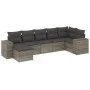 7-teiliges Gartensofa-Set mit grauen PE-Rattan-Kissen von , Gartensets - Ref: Foro24-3222879, Preis: 439,15 €, Rabatt: %