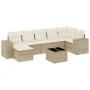 Garden sofa set with beige cushions 8 pcs PE rattan by , Garden sets - Ref: Foro24-3222887, Price: 534,23 €, Discount: %