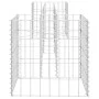 Jardinera de gaviones forma de H alambre de acero 260x40x40 cm de vidaXL, Maceteros y jardineras - Ref: Foro24-145658, Precio...